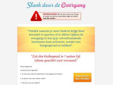 Slank door de overgang
