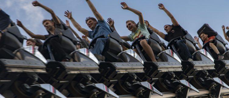 Alle zes achtbanen in de Efteling